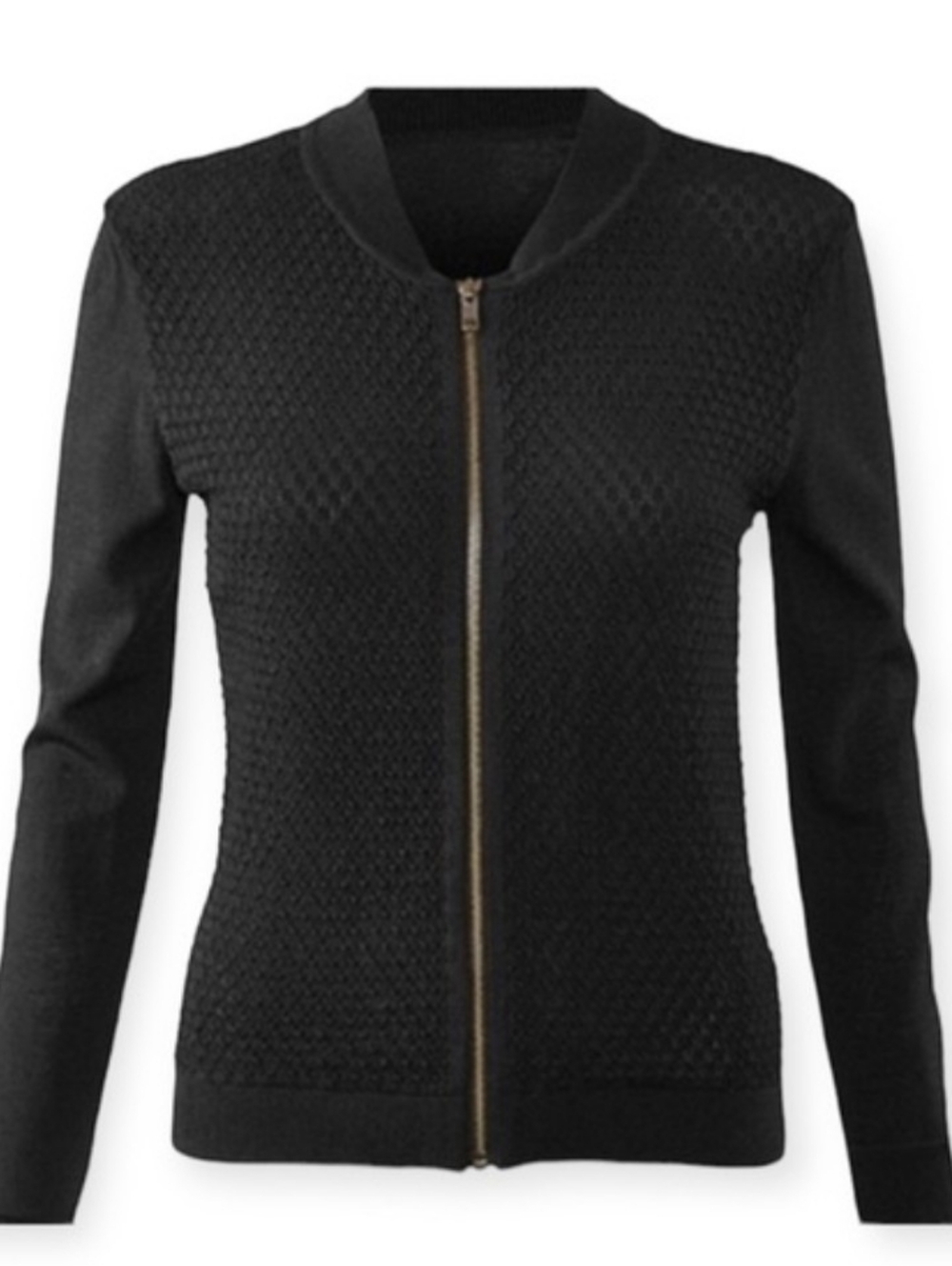 CAbi Lightweight Bomber Sweater Jacket